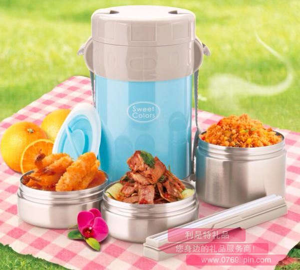 不銹鋼真空保溫飯盒（304內(nèi)容器）