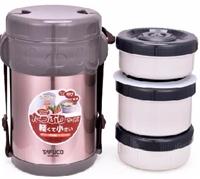 不銹鋼真空保溫飯盒（PP內(nèi)容器）