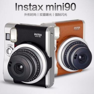 富士（FUJIFILM）立拍立得相機mini90 一次成像立拍得instax 復古照相機