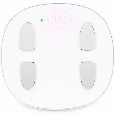 樂心S5 智能體脂秤 電子秤 體重秤 智能WiFi數據傳輸（白色）