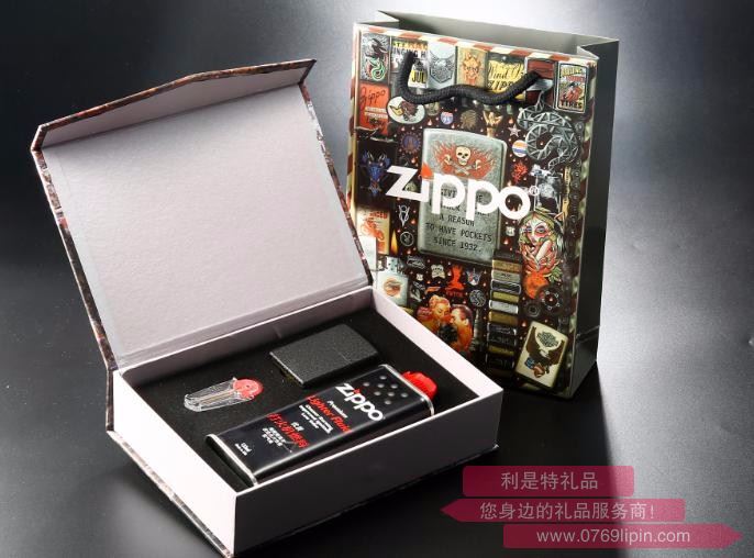 ZIPPO油、火石禮盒套裝