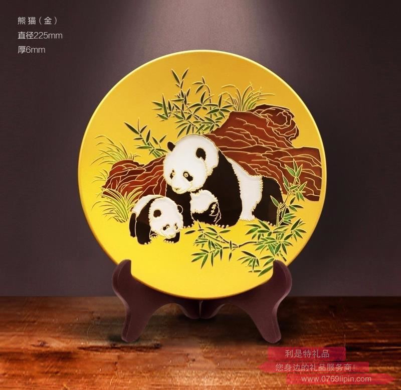 9寸流通類(lèi)國(guó)寶熊貓工藝擺件