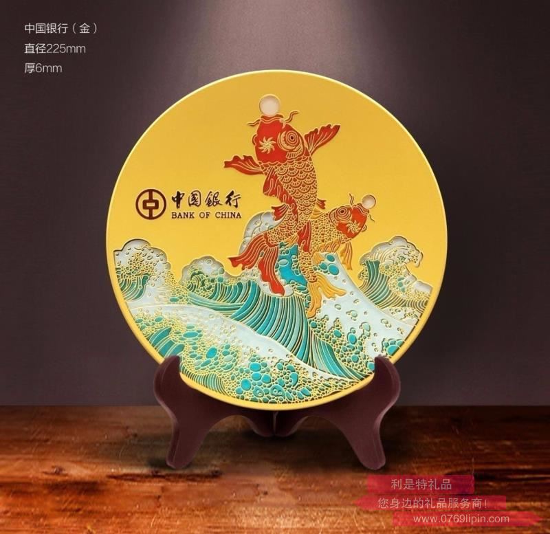 9寸定制類中國銀行工藝擺件
