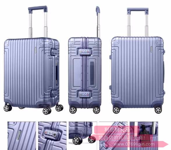 DB3*81002 新秀麗經(jīng)典鋁箱登機(jī)行李箱  23寸-紫色