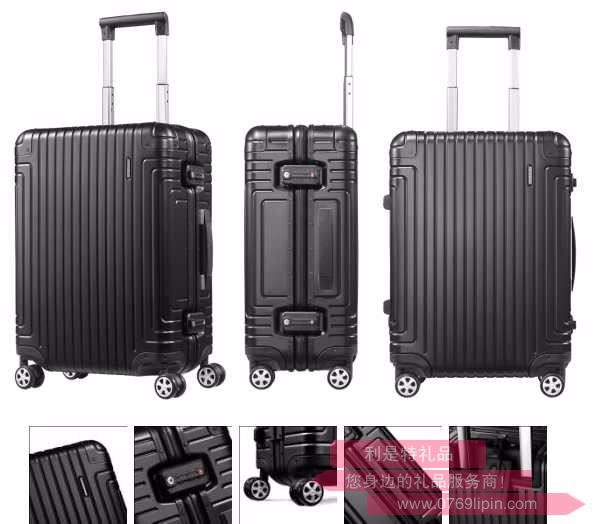 DB3*09002 新秀麗經(jīng)典鋁箱登機(jī)行李箱  23寸-黑色