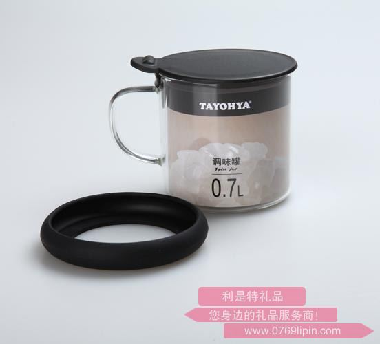 團(tuán)圓耐熱玻璃調(diào)味盒/黑色 TA110401016ZZ