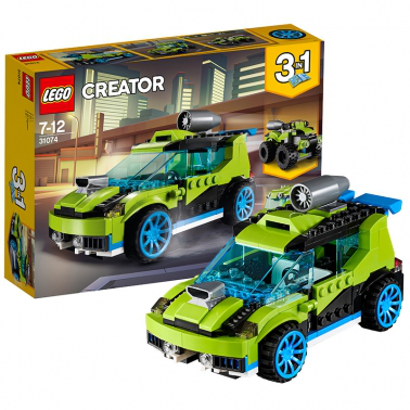 LEGO/樂高 玩具 創(chuàng)意百變組 Creator 7歲-12歲 火箭拉力賽車 31074 積木LEGO