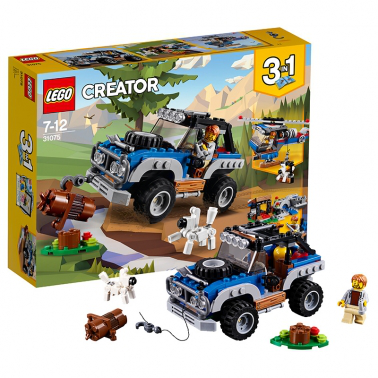 LEGO/樂(lè)高 創(chuàng)意百變系列 7歲-12歲 荒野大冒險(xiǎn) 31075 兒童 積木 玩具LEGO