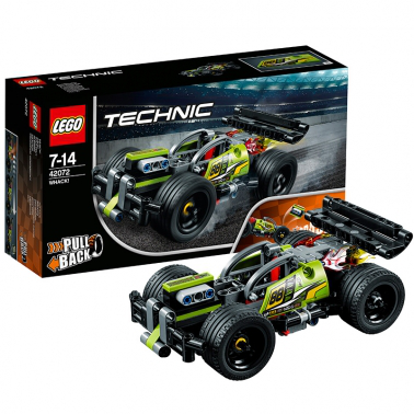 LEGO/樂高 玩具 機(jī)械組 Technic 7歲-14歲 高速賽車-旋風(fēng)沖擊 42072 積木LEGO