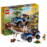 LEGO/樂高 創(chuàng)意百變系列 7歲-12歲 荒野大冒險 31075 兒童 積木 玩具LEGO