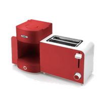 二合一早餐機(多士爐、咖啡機) EJB327RED