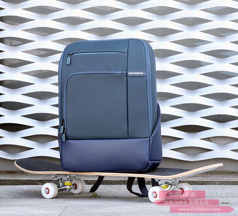 BQ7*41002 新秀麗雙肩包-藍(lán)色