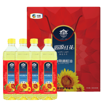 中糧塔源紅花調(diào)和油禮盒（福利裝）