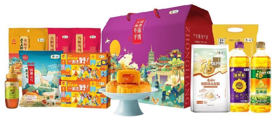 國(guó)潮錦繡·月舞升平中糧糧油大禮包B1