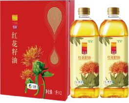 中糧悅潤(rùn)純紅花籽油禮盒