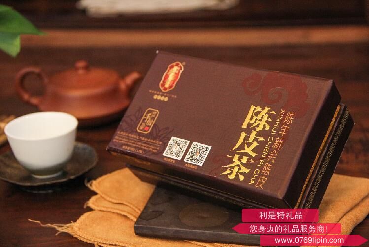 新寶堂十六年陳皮茶禮盒廣東特產(chǎn)送禮72克