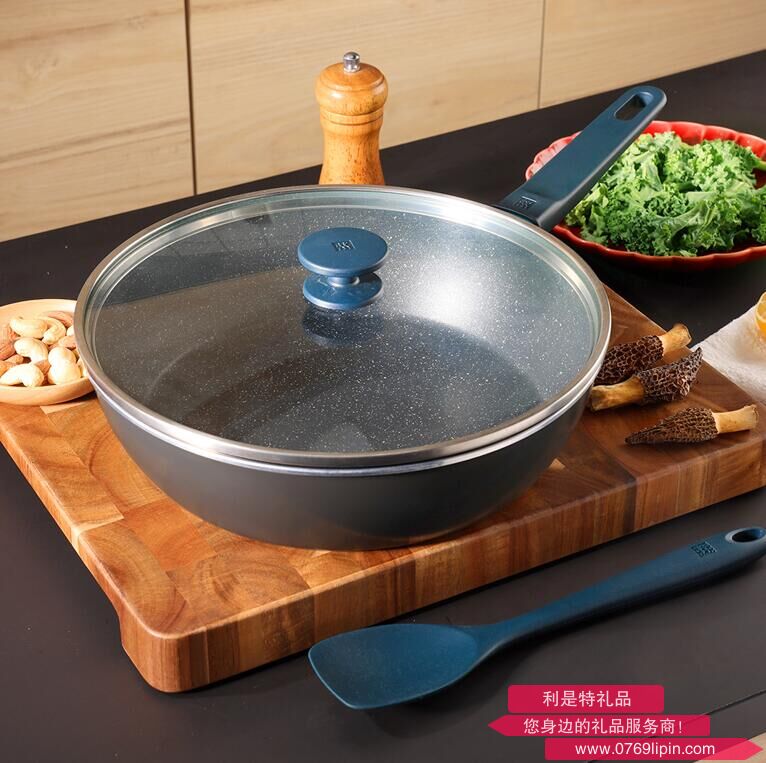 加高多用不粘深煎鍋附小號硅膠鏟