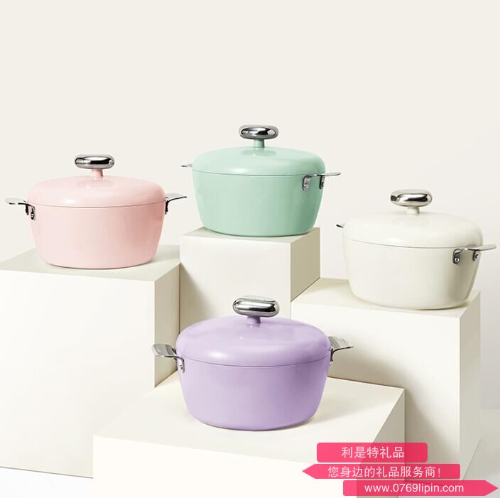 鵝卵石不粘湯鍋24cm