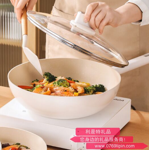 銀月麥飯石不粘炒鍋 DFS-C952