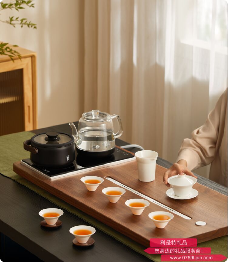 羊脂玉瓷茶具八件套 MZ8010