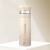 星巴克優(yōu)雅韻律款茶水分離保溫杯