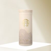 星巴克優(yōu)雅韻律款吸管保溫杯