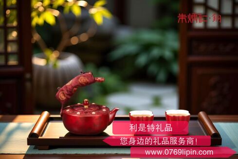 朱炳仁銅如意錦年茶禮套裝