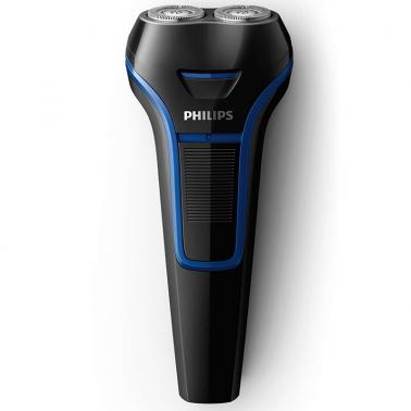飛利浦（PHILIPS）電動(dòng)剃須刀充電式男士刮胡刀胡須刀剃胡刀雙刀頭水洗干濕兩用 航海藍(lán)S100經(jīng)典標(biāo)準(zhǔn)型.jpg