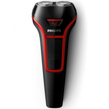 飛利浦（PHILIPS）電動(dòng)剃須刀充電式男士刮胡刀胡須刀剃胡刀雙刀頭水洗干濕兩用S110新款銀離子.jpg