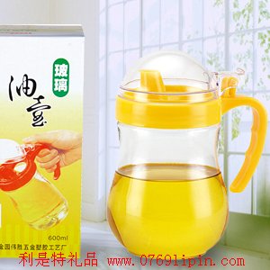 時尚玻璃油壺