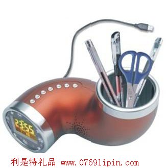 七彩電子筆筒