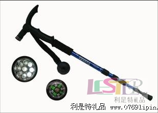 SM-D131 帶9LED燈登山杖