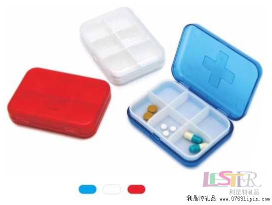 6格十字符小藥盒