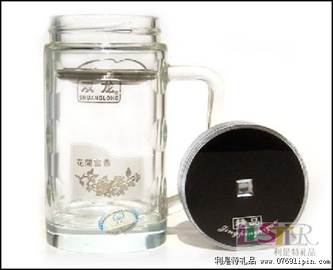 雙龍水晶辦公杯8號