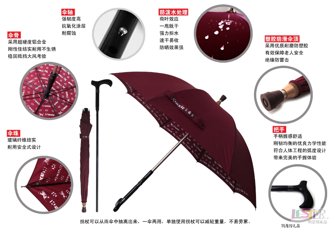 精品功能性雨傘LK-905（老有福）